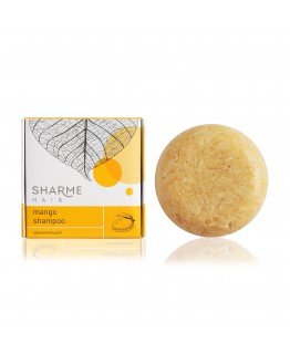 Натуральный твердый шампунь Sharme Hair Mango с маслом манго, увлажняющий