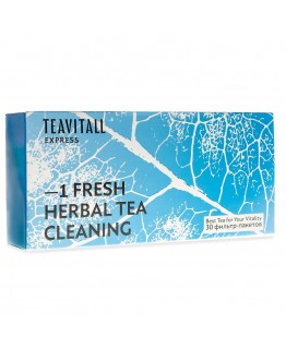 Чайный напиток для мягкого очищения организма TeaVitall Express Fresh 1, 30 фильтр-пакетов