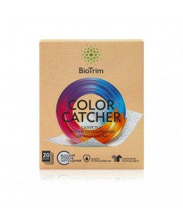 Салфетки против окрашивания цветного белья BioTrim Color Catcher, 20 шт.
