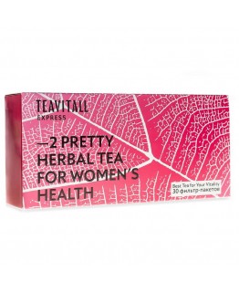 Чайный напиток для женского здоровья TeaVitall Express Pretty 2, 30 фильтр-пакетов