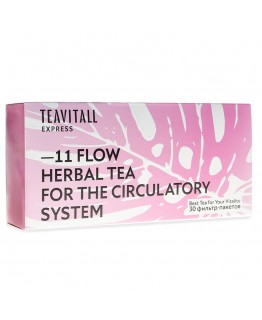 Чайный напиток для укрепления кровеносной системы TeaVitall Express Flow, 30 фильтр-пакетов