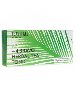 Чайный напиток для борьбы с усталостью TeaVitall Express Bravo 4, 30 фильтр-пакетов