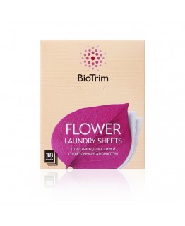 Пластины для стирки сильных загрязнений BioTrim FLOWER, 38 шт