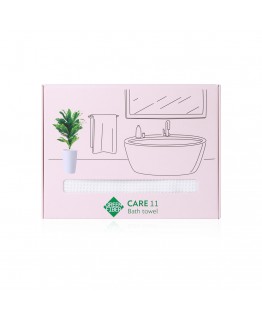 Вафельное банное полотенце Green Fiber CARE 11, молочное