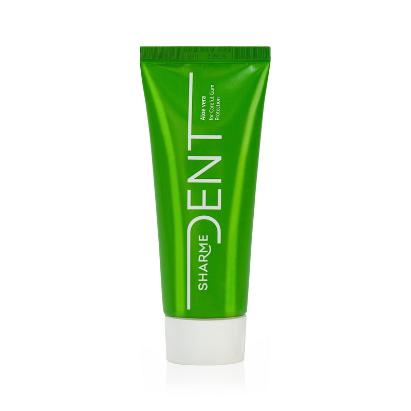 Зубная паста SHARME DENT «Алоэ вера» для бережной защиты десен, 75 мл